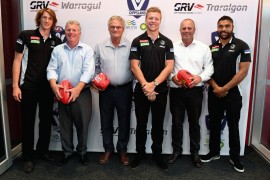 Magpies swarm to fundraiser at the greyhounds